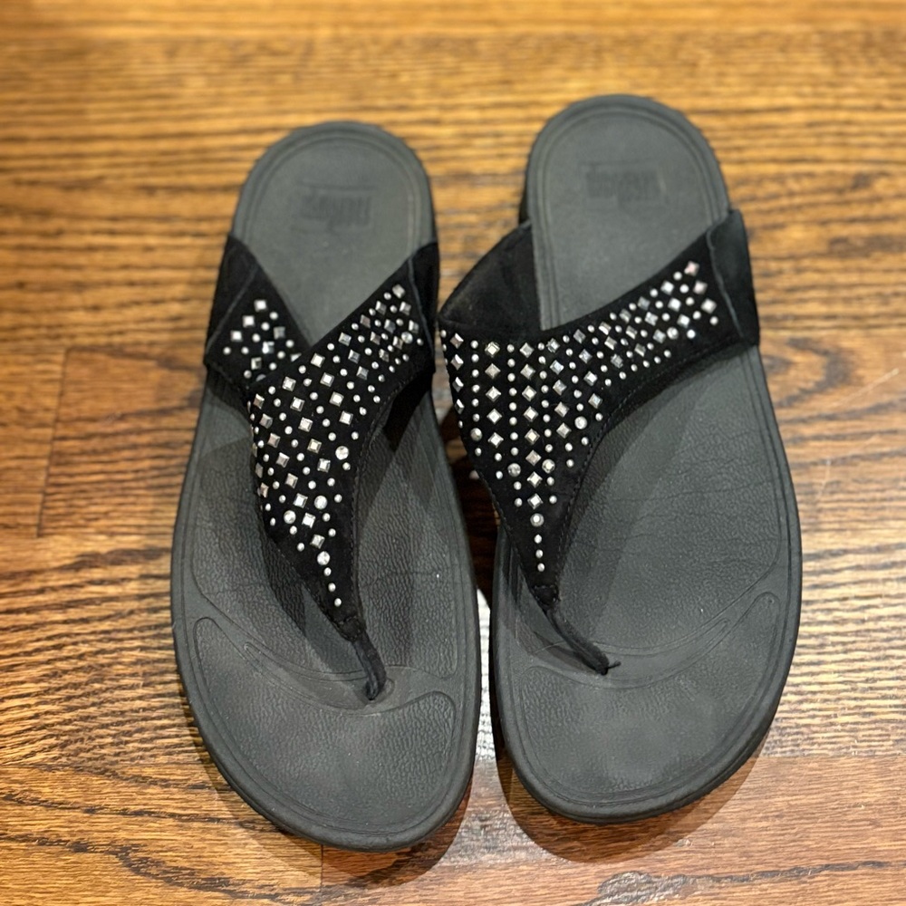 FitFlop Sparkle Sandals - Size 10